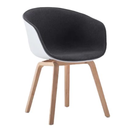 Chaise KOSMI GRIS FONCÉ 🔵⚫